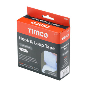 Hook and Loop Tape 5m x 20mm