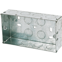 Load image into Gallery viewer, Appleby Galvanised Metal Double Back Boxes - Trade Angel