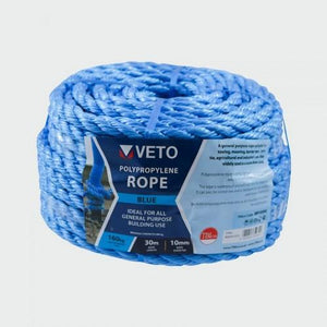 Blue Polypropylene Rope - Coil - Trade Angel