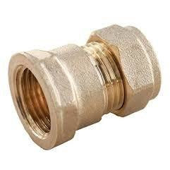 Brass Compression Female Iron Coupling - Trade Angel