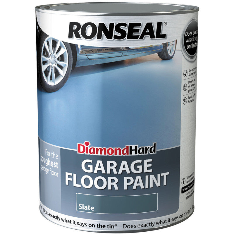 Ronseal - Diamond Hard Garage Floor Paint - Slate