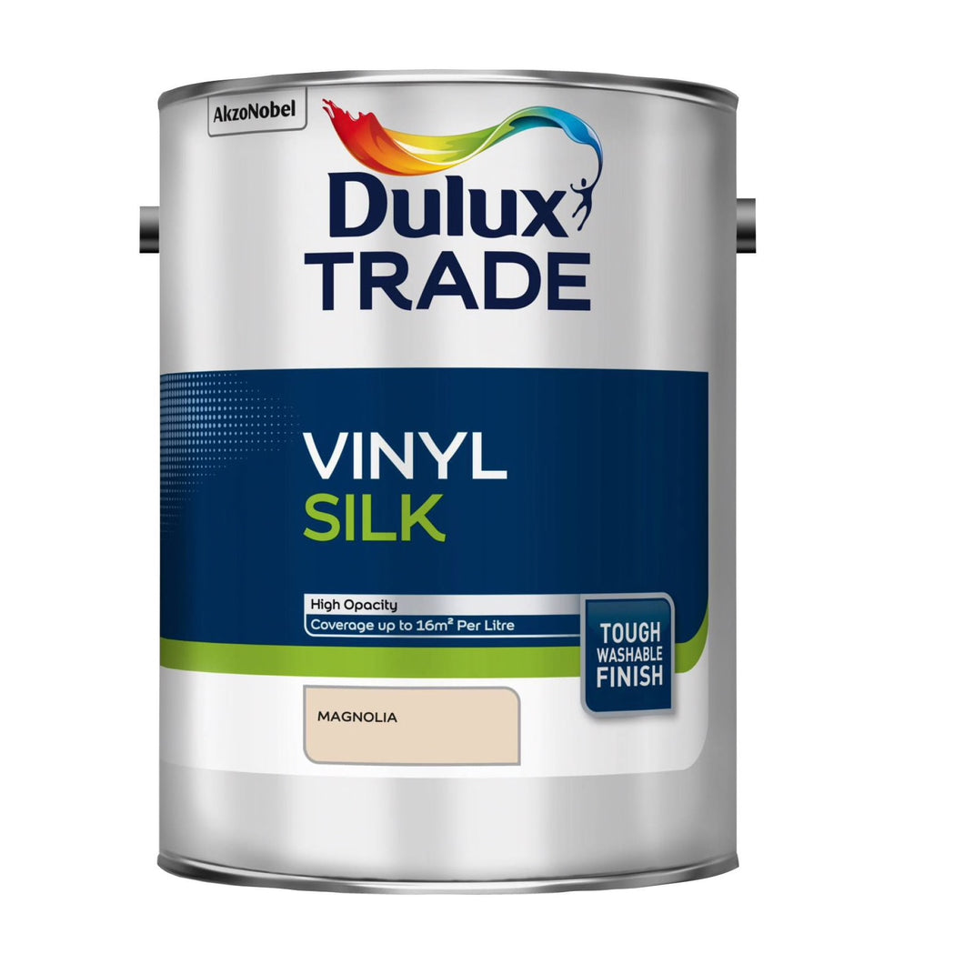 Dulux Trade Vinyl Silk - Magnolia 5L