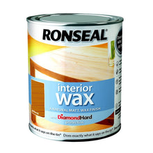Load image into Gallery viewer, Ronseal - Interior Wood Wax 0.75l Medium Oak