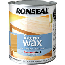 Load image into Gallery viewer, Ronseal - Interior Wood Wax 0.75l Antique Pine