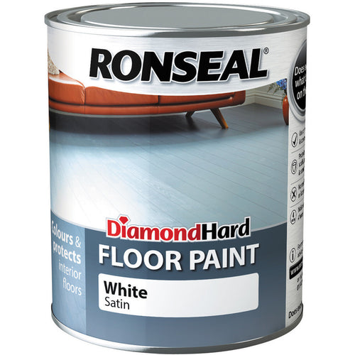 Ronseal - Diamond Hard Floor Paint 2.5L White