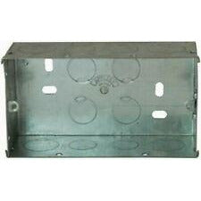 Appleby Galvanised Metal Double Back Boxes - Trade Angel