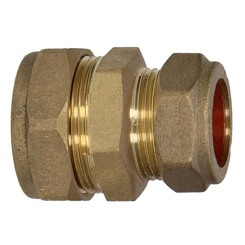 Brass Compression Reducing Coupler 28mm x 22mm - Trade Angel