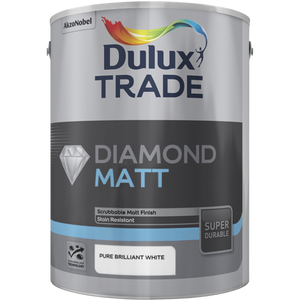 Dulux Trade Diamond Matt  - White - Trade Angel