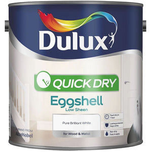 Dulux Retail Quick Dry Eggshell - Pure Brilliant White