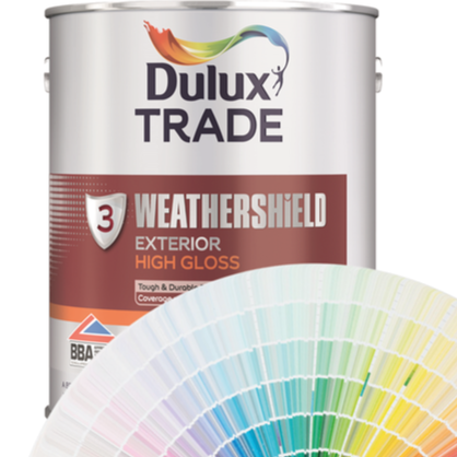 Dulux Trade Weathershield Exterior High Gloss (Tinted Colours) 5l