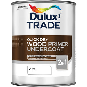 Dulux Wood Primer Undercoat White - Trade Angel