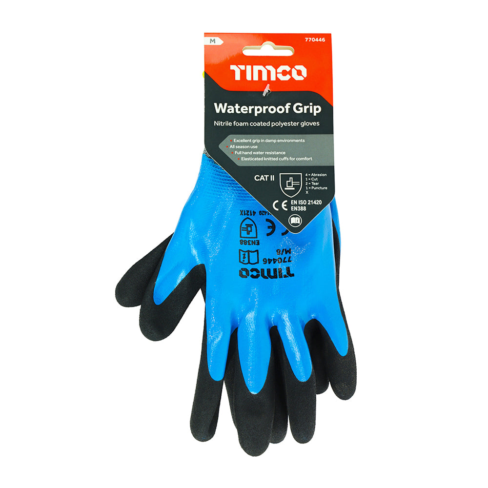 Waterproof Grip Gloves - Each