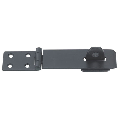 Perry Safety Hasp & Staple 150mm Black