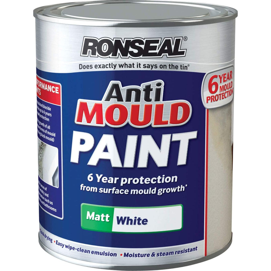 Ronseal - Anti Mould Paint Matt White