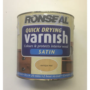 Ronseal - Quick Dry Varnish Satin 2.5l