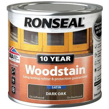 Load image into Gallery viewer, Ronseal - 10 Year Woodstain - 2.5l Dark Oak
