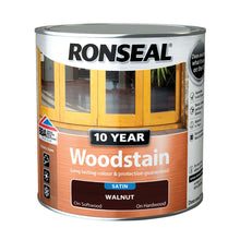 Load image into Gallery viewer, Ronseal - 10 Year Woodstain - 2.5l Walnut