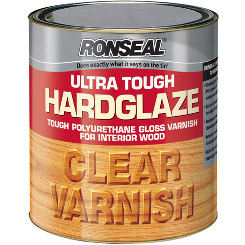 Ronseal - Ultra Tough Hardglaze Clear Polyurethane Varnish 5l