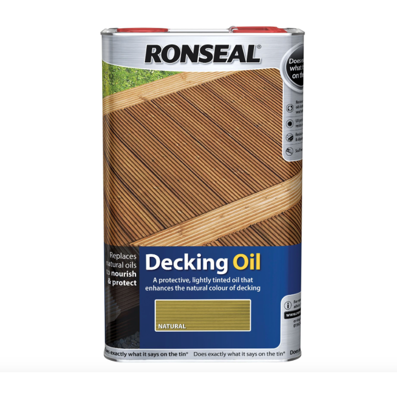 Ronseal - Decking Oil Natural Oak 5l