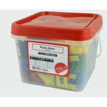 Load image into Gallery viewer, Tub of assorted Horseshoe Shims Tub 1mm to 6mm Assorted Horseshoe Shims - tub of 400 - Trade Angel