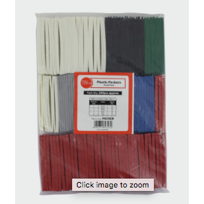 Assorted Flat Packers 1mm to 6mm Assorted Packers - 28mm - bag of 200 - Trade Angel