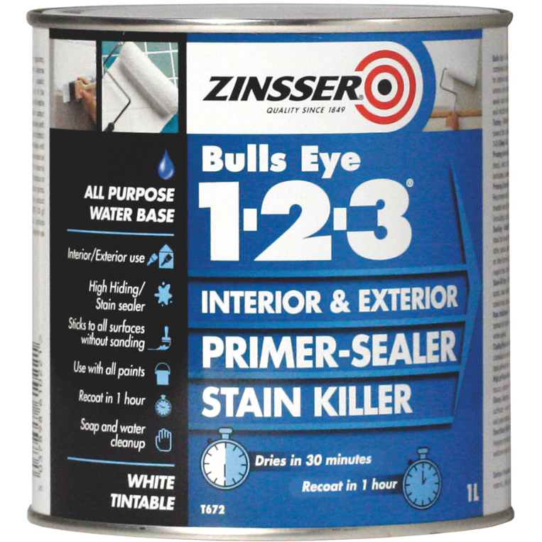 Zinsser 1-2-3 Primer Sealer 1l - Trade Angel