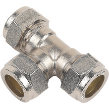 Load image into Gallery viewer, 15mm Chrome Compression Fittings - Trade Angel