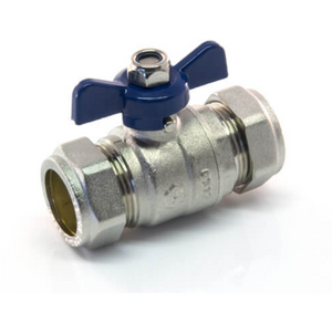 Butterfly Lever Water Ball Valves - Full Bore - Compression - Trade Angel