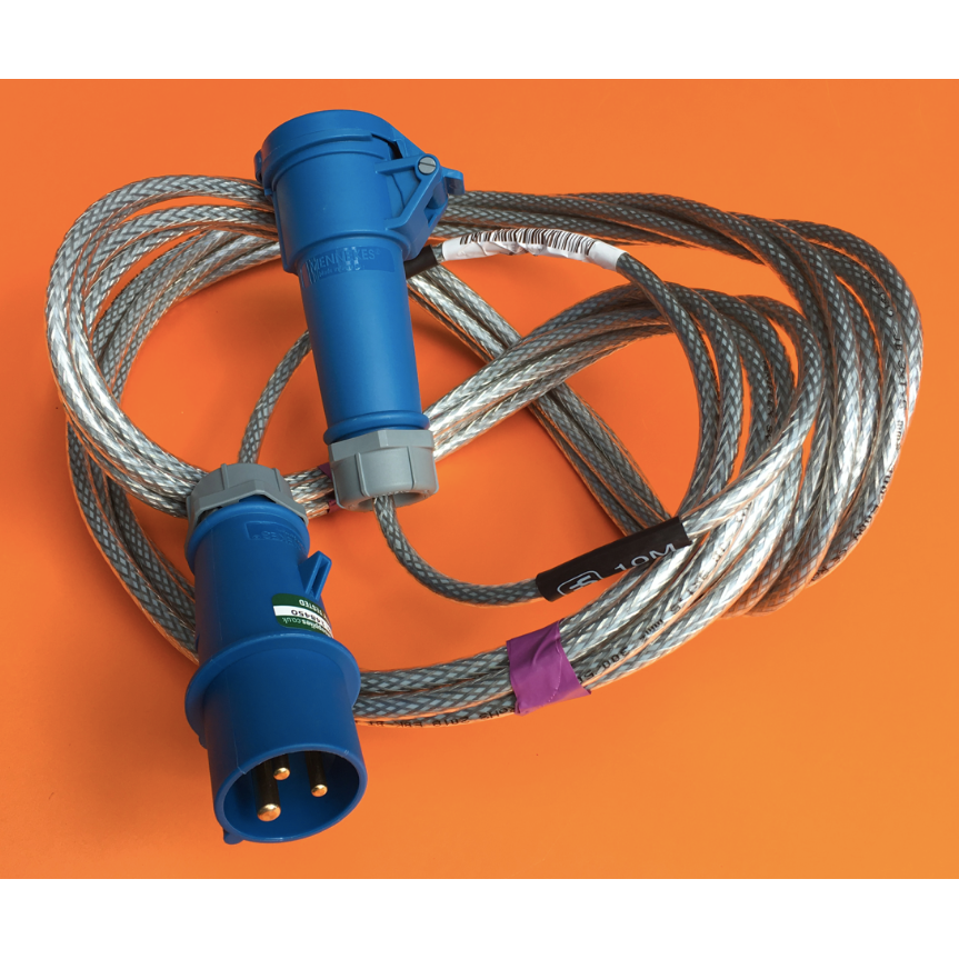 240V SY Cable to 16A blue commando socket to commando plug - various cable lengths - Trade Angel