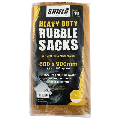 Shield Heavy Duty Rubble Sacks (10pk)