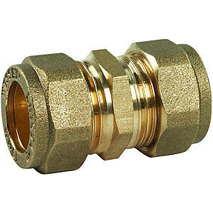 Brass Straight Coupling - Compression - Trade Angel