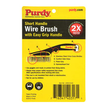 Load image into Gallery viewer, Purdy Wire Brush Short Handle 11&quot;