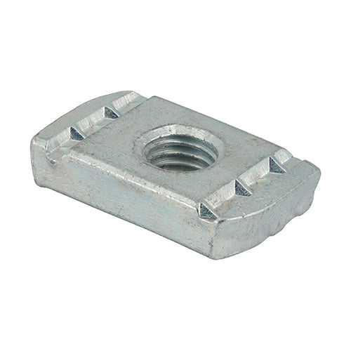 Channel Nuts Without Spring - Zinc