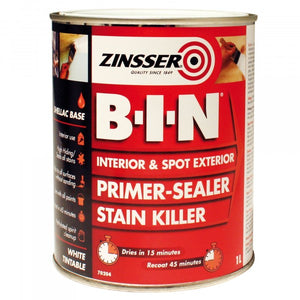 Zinsser B-I-N - Interior & Spot Exterior Primer Sealer Stain Killer