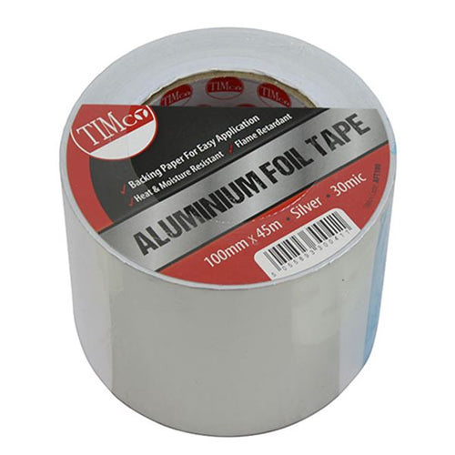 Adhesive Aluminium Foil Tape 100mm  - Trade Angel
