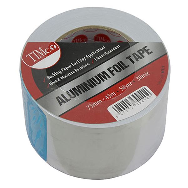 Adhesive Aluminium Foil Tape 75mm - Trade Angel