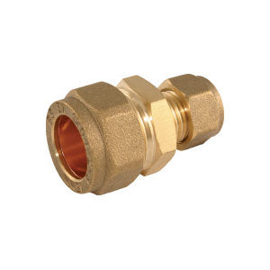 Brass Compression Reducing Coupler 15mm x 12mm (Clearance) - Trade Angel