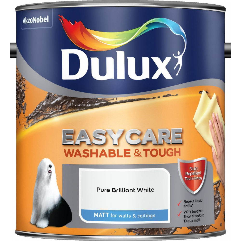Dulux Retail Easycare Washable & Tough Matt - Pure Brilliant White