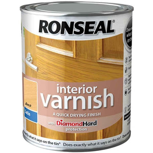 Ronseal - Interior Varnish Satin Beech 0.75l
