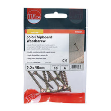 Load image into Gallery viewer, Solo Chipboard Woodscrews - PZ Double Countersunk