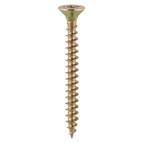Yellow Double Countersunk Wood Screws  - Trade Angel